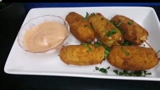Potato Cheese Sticks Cheese Filled Potato Recipe How To Make Cheese Potato Sticks