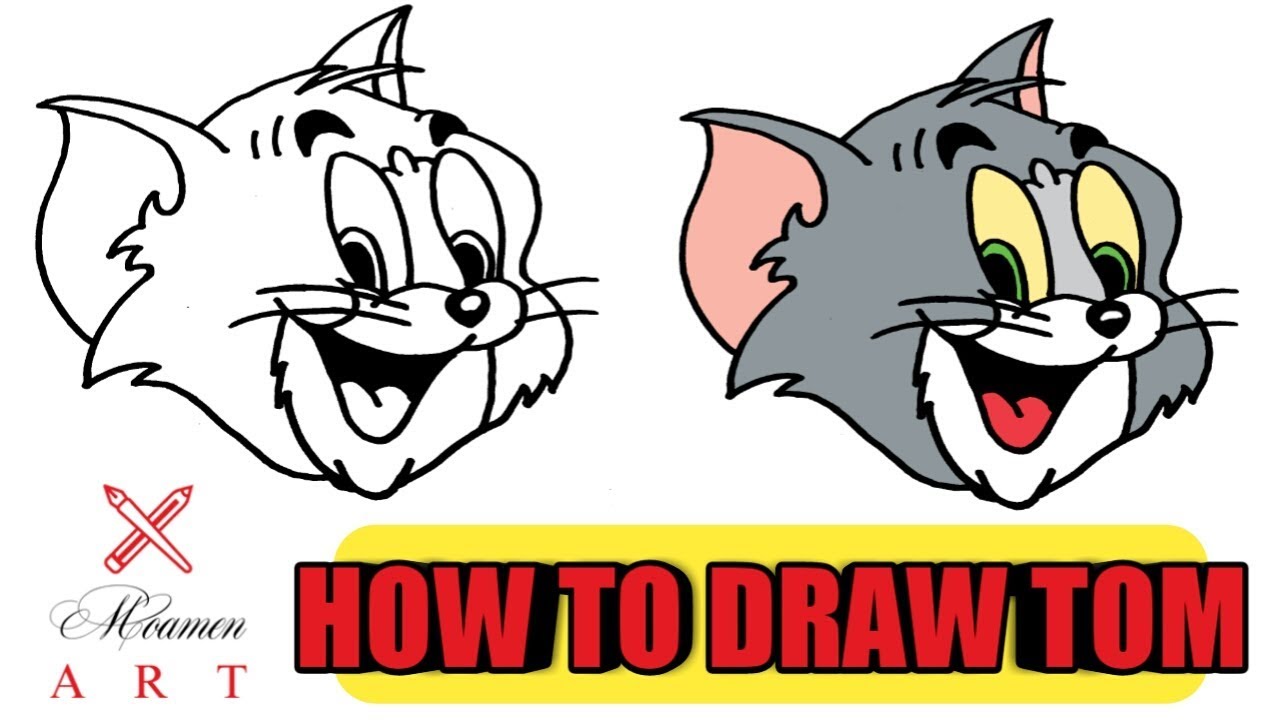 How to Draw Tom | Tom & Jerry