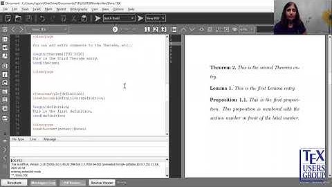 TUG 2020 — Sue DeMeritt & Cheryl Ponchin — Workshop Lesson 3: Theorems