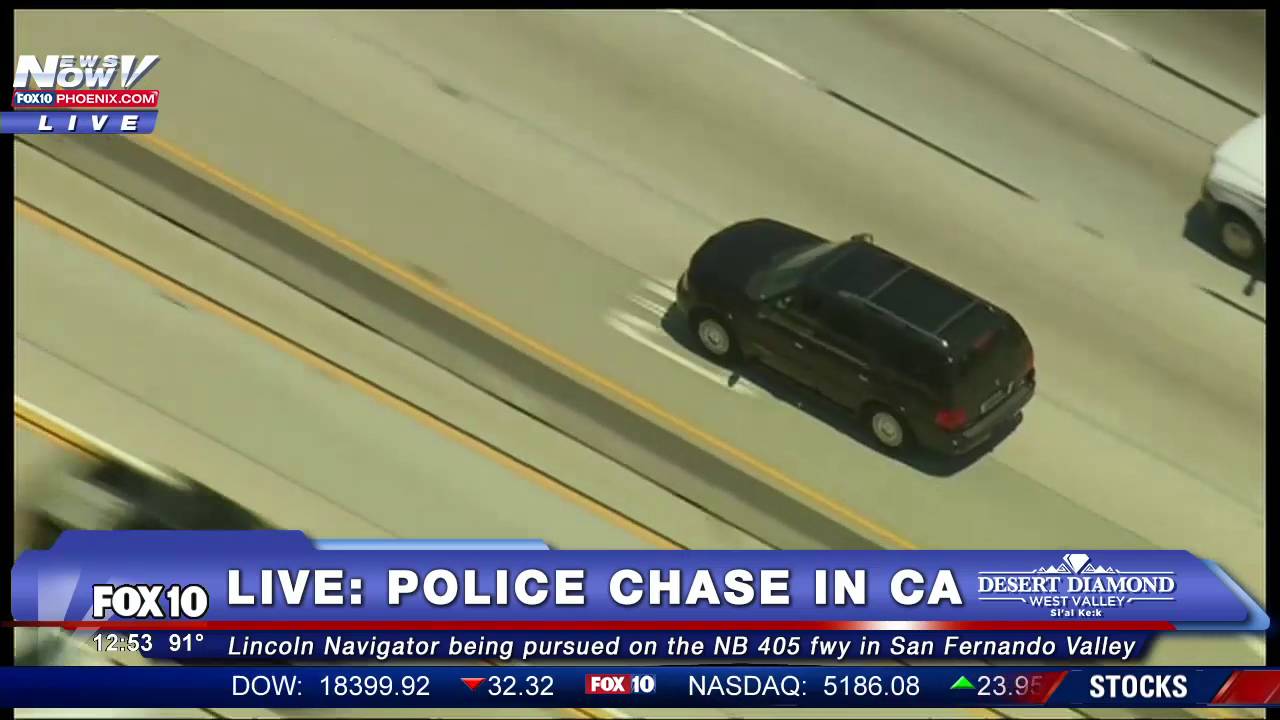 FNN: Very Long Police Chase Through Southern California