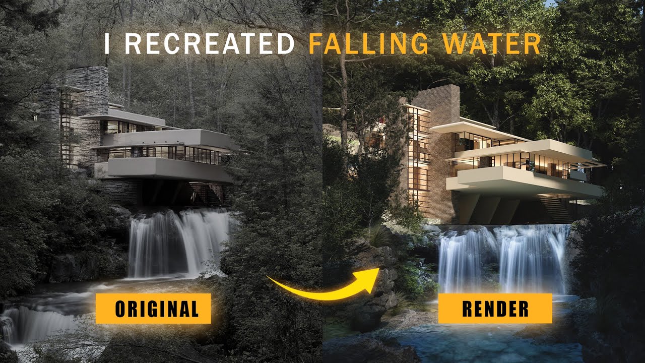 File Rvt Falling Water Falling Water Sketchup File