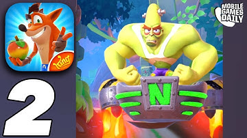 CRASH BANDICOOT On The Run Gameplay Walkthrough Part 2 - Boss 2 (iOS, Android)