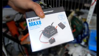 UNBOXING the Max8 esc from Hobbywing & solder single XT90