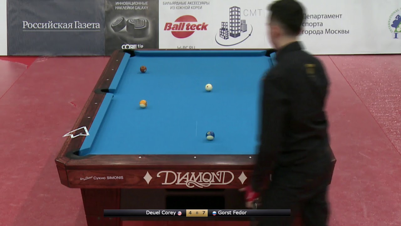 Deuel Corey (USA) - (RUS) Gorst Fedor Kremlin Cup 10-ball 2019