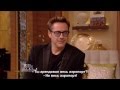 Robert Downey Jr. on Live! with Kelly and Michael - русские субтитры