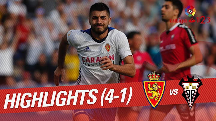 Resumen de Real Zaragoza vs Albacete Balompié (4-1)