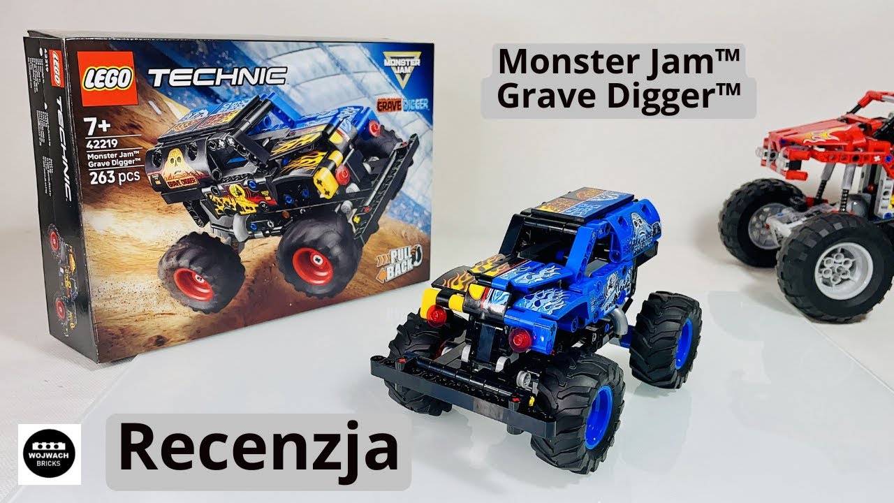 Lego Technic 42219 Monster Jam™ Grave Digger™ Fire and Ice / Recenzja