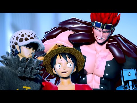 【MMDワンピ】三船長でLOVEマシーン【3人用目線・表情・カメラ配布あり】