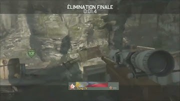 MW3 - Awesome CrossMap Trickshot on Aground!