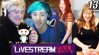 xQc Reacts to "Reddit: LiveStreamFail" ft. Tilted Ninja | with Chat GO AGANE! | Episode 13