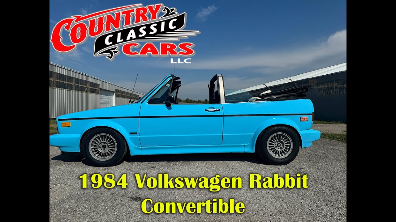 1984 VW Rabbit Convertible - YouTube