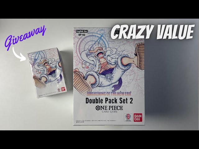 OP05 Double Pack Vol 2 Opening DP02 One Piece TCG - YouTube