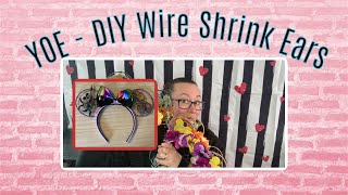 YOE DIY - shrinky dink wire ears