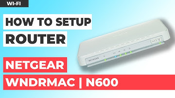 ✅ How to Set Up NETGEAR WNDRMAC | How to Setup NETGEAR N600 WiFi Router