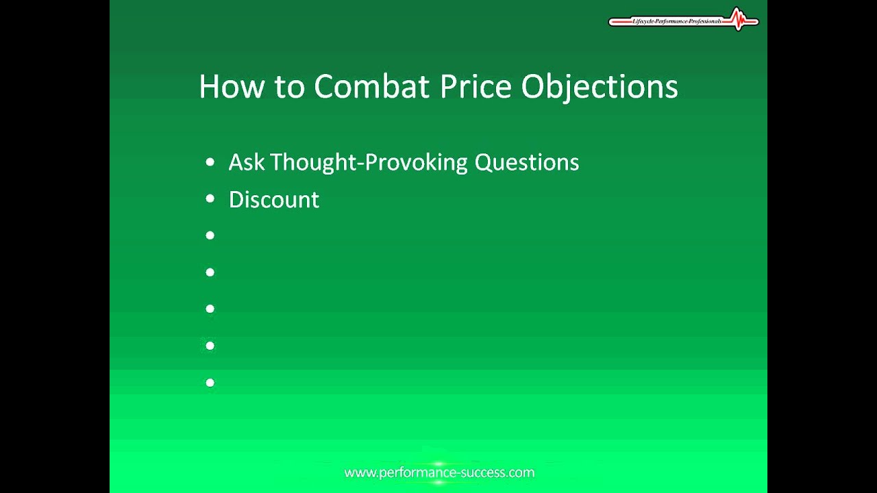 overcoming objections in sales