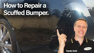 How to Repair a Scuffed Bumper   Toyota Auris by Car Cosmetics Channel 180 views 1 year ago 8 minutes, 10 seconds