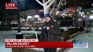WSAZ's Dillon Gaudet gives final Saturday update on the winter weather
