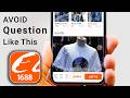 Seller Questions That Can Get Your 1688 Account Banned