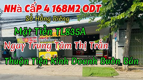 Siêu Bất Động Sản Dòng Tiền Mặt Tiền Đường TL835A Trung Tâm Thị Trấn Cần Giuộc