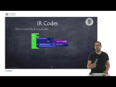 59/74 IoT MOOC Part I: Programming Example.  IR Codes