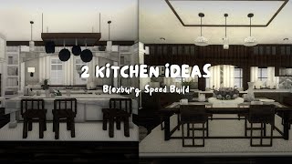 BLOXBURG | 2 Kitchen Ideas | Roblox Speed Build