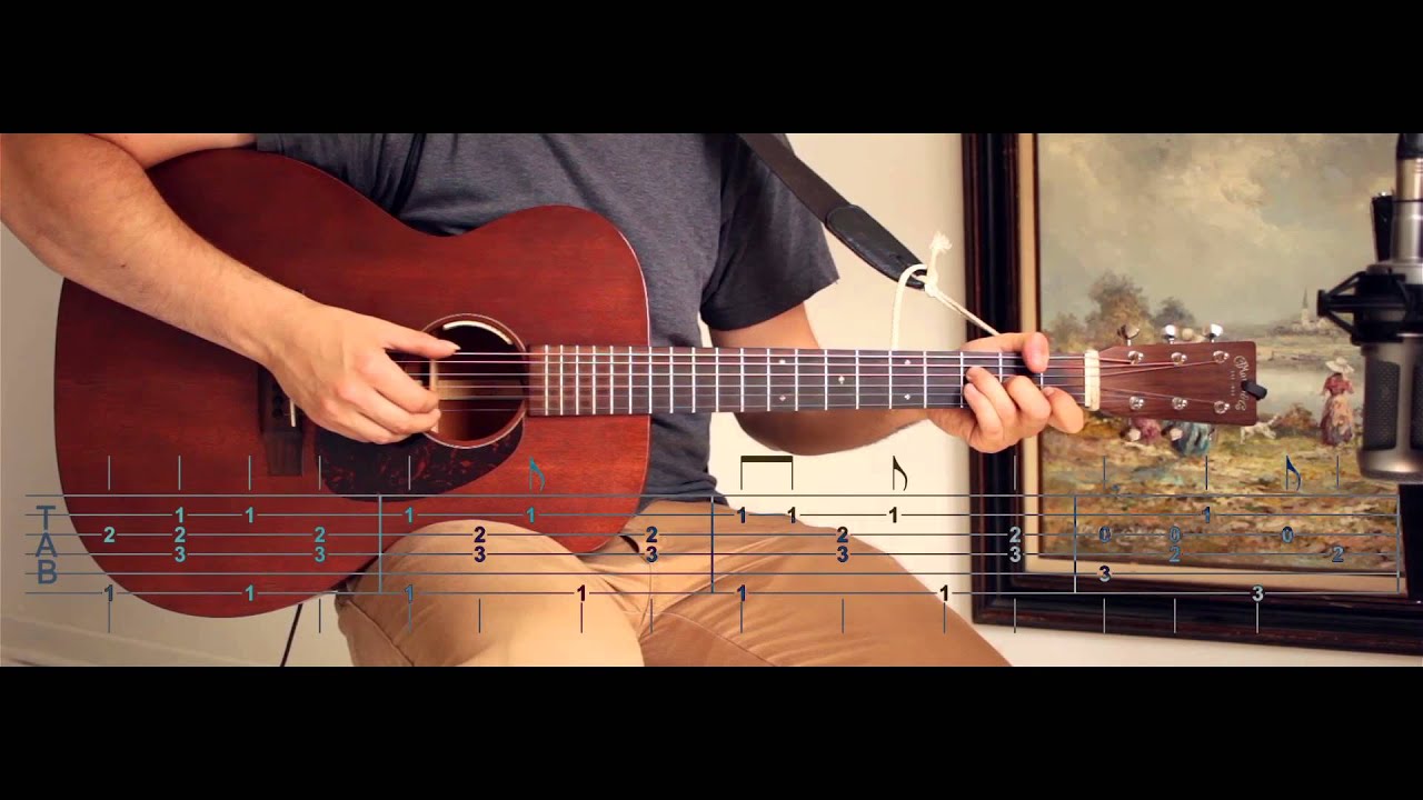 Jesus on the Mainline Fingerstyle Guitar Tutorial (w/tab) YouTube