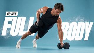 40 Min Full Body Dumbbell Workout at Home to Build Muscle