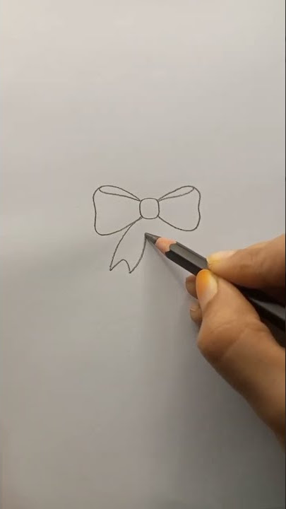 ribbon drawing #shorts #drawing #howtodraw #tutorial