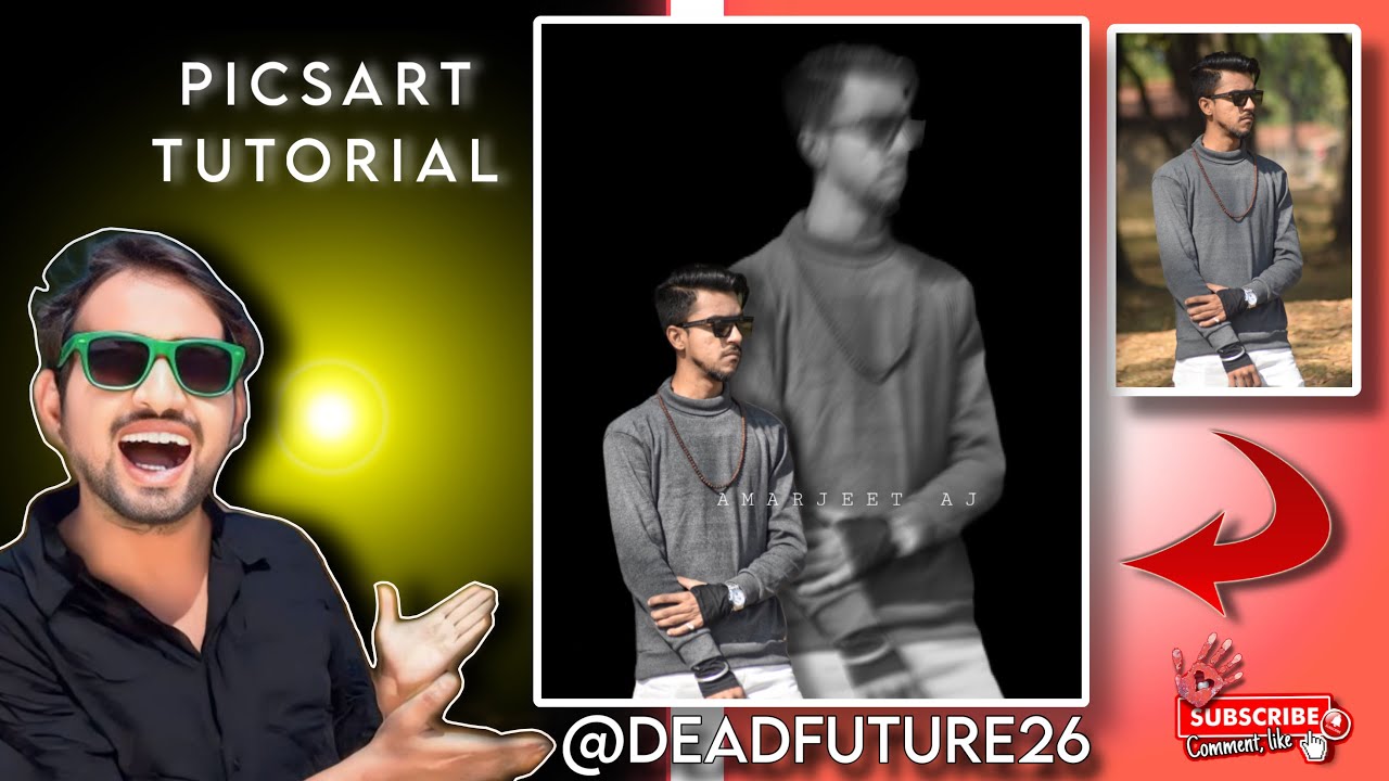 Normal Image Pic How to turn your normal image into poster image in picsart(Deadfuture ...
