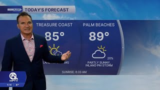 WPTV First Alert Weather Forecast for morning of Friday, May 15, 2026