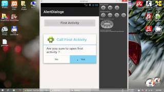 How to show alert message in android