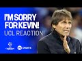 Antonio Conte explains early Kevin De Bruyne substitution as Etihad return ended prematurely 😭 #UCL