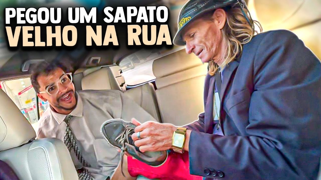 DIDINHO ACHOU UM SAPATO VELHO NA RUA E FALA FINA LEVOU PRA CASA | FALA FINA