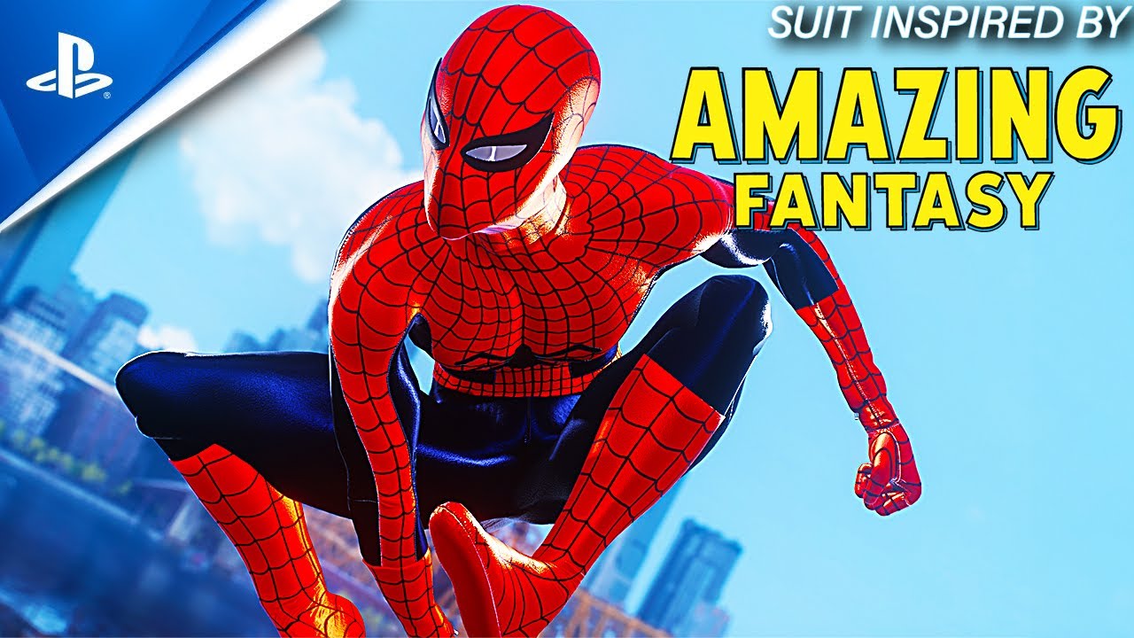 NEW Amazing Fantasy 15 Spider-Man Suit - Marvel's Spider-Man 2 - YouTube