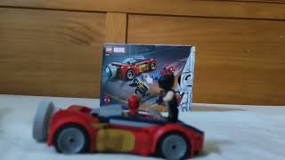 Long review of the Lego Spiderman car Vs venomised wolverine 