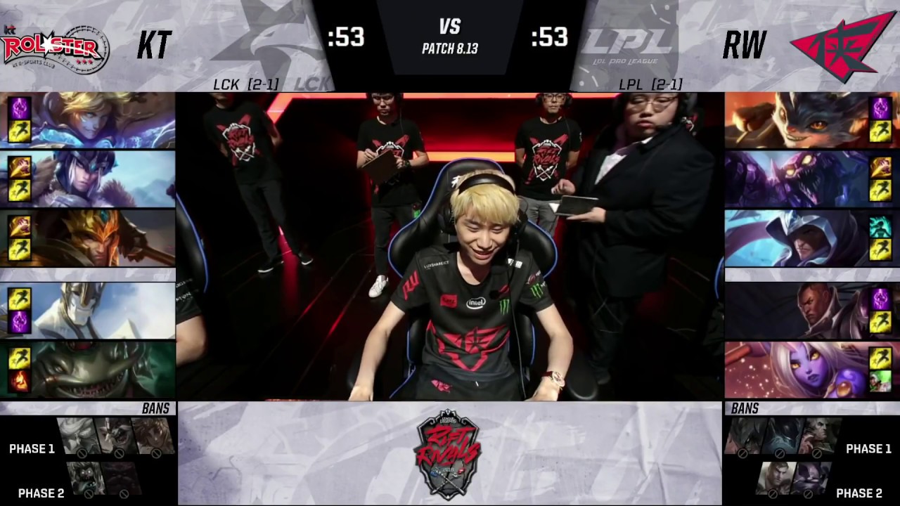 KT vs RW Highlights   Rift Rivals 2018 LCK LPL LMS Groups Day 1   KT Rolster vs Rogue Warriors