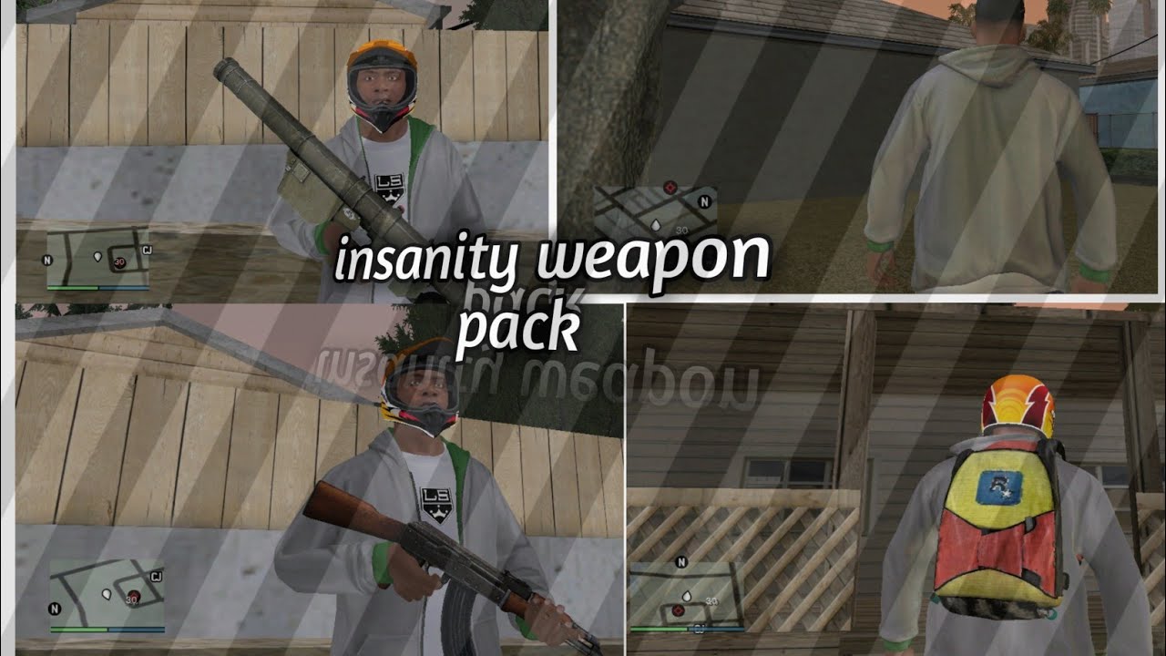 NeXtGen weapon pack HD GTA sa android - YouTube