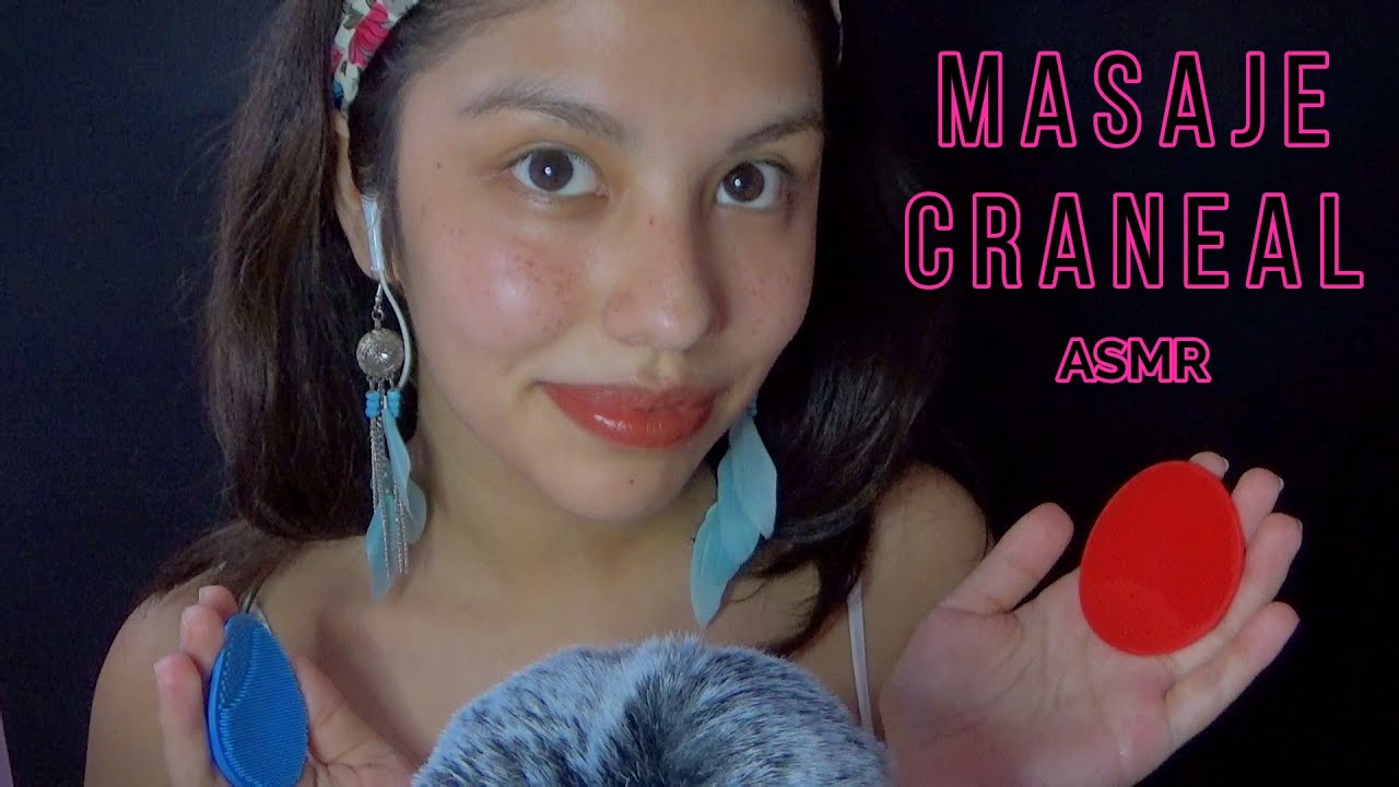 MASAJE CRANEAL Y SEMI INAUDIBLE (con peines,cepillitos) Asmr Español para dormir 😴