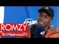 Romzy on Tracky & Sliders, Woolwich, Crib Session, Bottles Get Popped, new project - Westwood