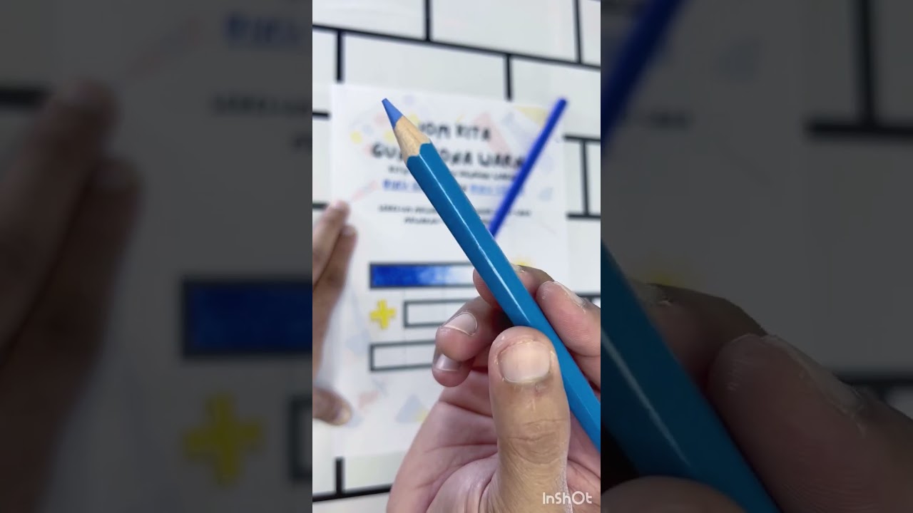 Tina Warna BIRU GELAP + BIRU CERAH