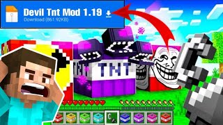 Overpowered Tnt mod for  Minecraft pe 1.19 ||Best addon for mcpe🔥|God Tnt mod For Minecraft | screenshot 5