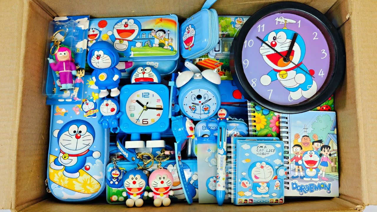 doraemon toys & stationery - doraemon pencil case, multicolour ballpen, eraser, sharpener, rc plane