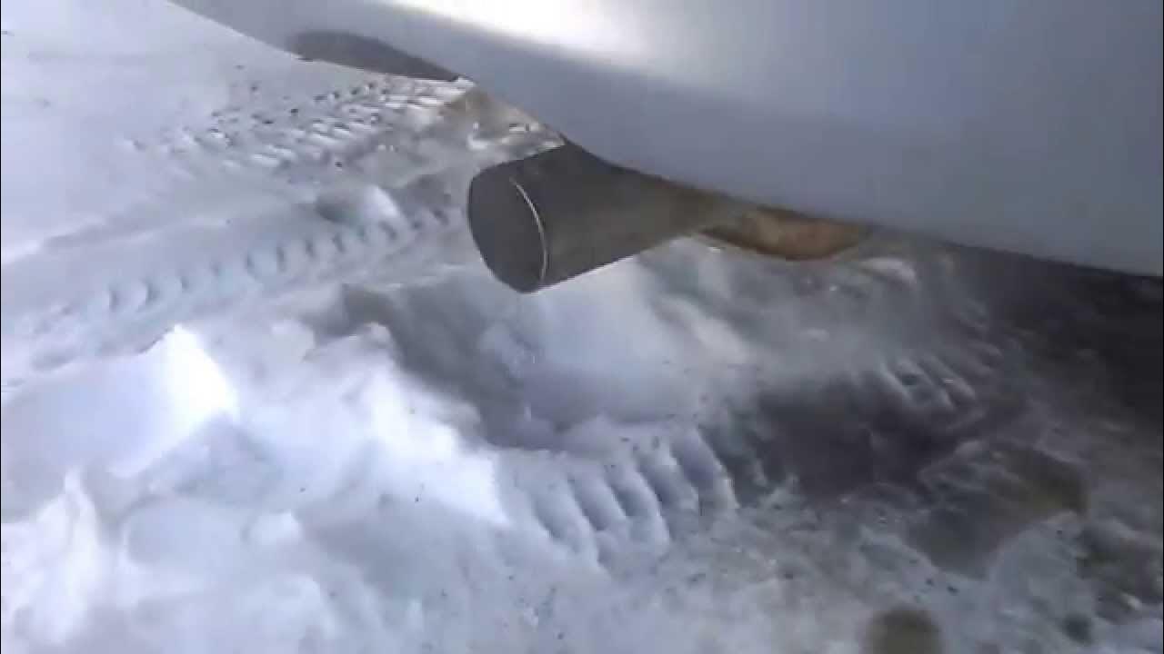 может ли замерзнуть выхлопная труба