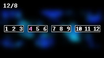 "The Third Sanctuary" Time Signature Visualization - Deltarune Ch. 4 OST