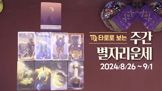 타로 |  24년 8월  다섯째주 별자리 운세 (8/26 ~ 9/1)