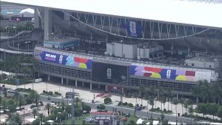 Fans arrive in South Florida as final preparations get underway for local World Cup match
