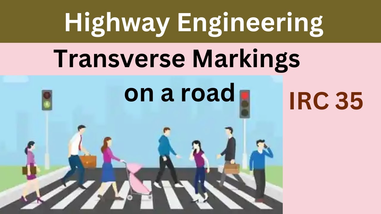 Поперечная разметка на дороге и её значение. Положения, изложенные в IRC 35, подробно объяснены.