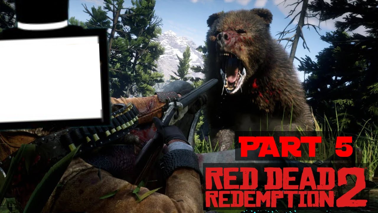 I took a hunting trip to fight a HUGE bear! {RDR2 Part 5}