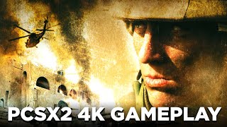 Full Spectrum Warrior 4K UHD GAMEPLAY PCSX2 PS2 EMULATOR