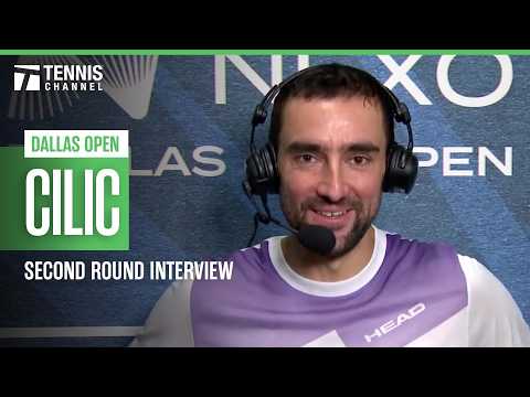 Marin Cilic Advances to 123rd Career Quarterfinal | 2026 Dallas